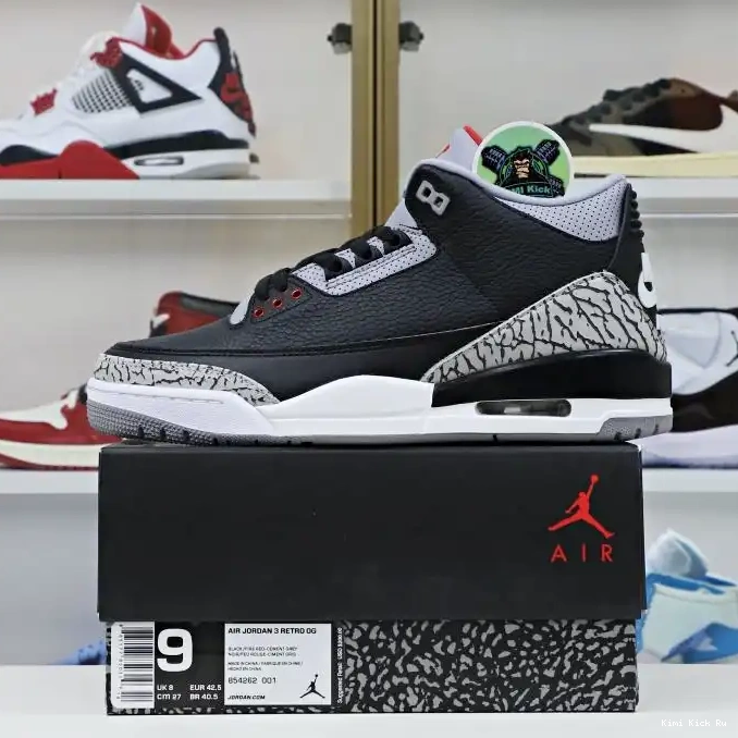 blackcement Air  Jordan retro 2018（854262-001） 3 Kimikick Jordan 0327